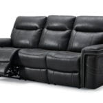 Graham three seater recliner sofa in dark grey designed for modern living room comfort