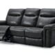 Graham three seater recliner sofa in dark grey designed for modern living room comfort