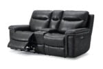Graham two seater recliner sofa in dark grey designed for modern living room comfort