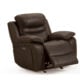 Wilber single recliner gliding in taupe designed for modern living room comfort