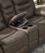 Wilber Two Seater Recliner - Taupe - Image 5