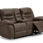 Wilber two seater recliner sofa in taupe designed for modern living room comfort