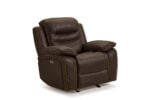 Wilber Single Recliner With Headrest Powered + Glider - Taupe - Image 2