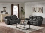 Andrea 6 Seater Recliner - Grey - Image 2