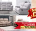 Modern living room furniture displayed during New Year deals at Victoria Homestore Kenya