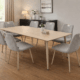Geneva 6 Seater Dining Set for Dining Room – Victoria Homestore Kenya