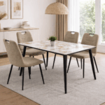 Everhome 4 Seater Dining Set for Modern Dining Room – Victoria Homestore Kenya