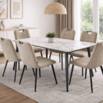 Santorin 6 Seater Dining Set for Modern Dining Room – Victoria Homestore Kenya