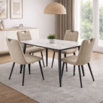 Santorin 4 Seater Dining Set for Modern Dining Room – Victoria Homestore Kenya