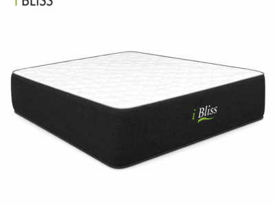 iBliss 5x6 memory foam pocket spring mattress with cooling gel layers and 13-zone support system