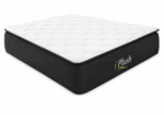 iPlush 5x6 pillow top pocket spring mattress with soft foam layers and 13-zone support system