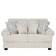 New Luther 2 seater beige sofa with rolled arms