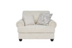 New Luther single seater beige sofa with rolled arms