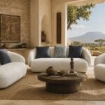 Dune 6 seater sofa in a modern living room