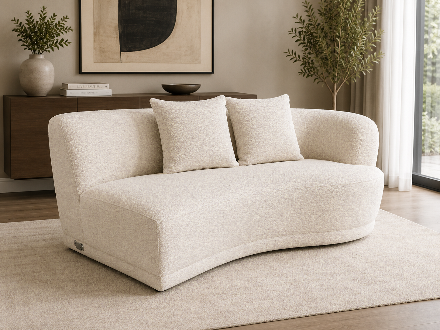 luna curve RAF Luna Curve RAF Sofa - Image 1