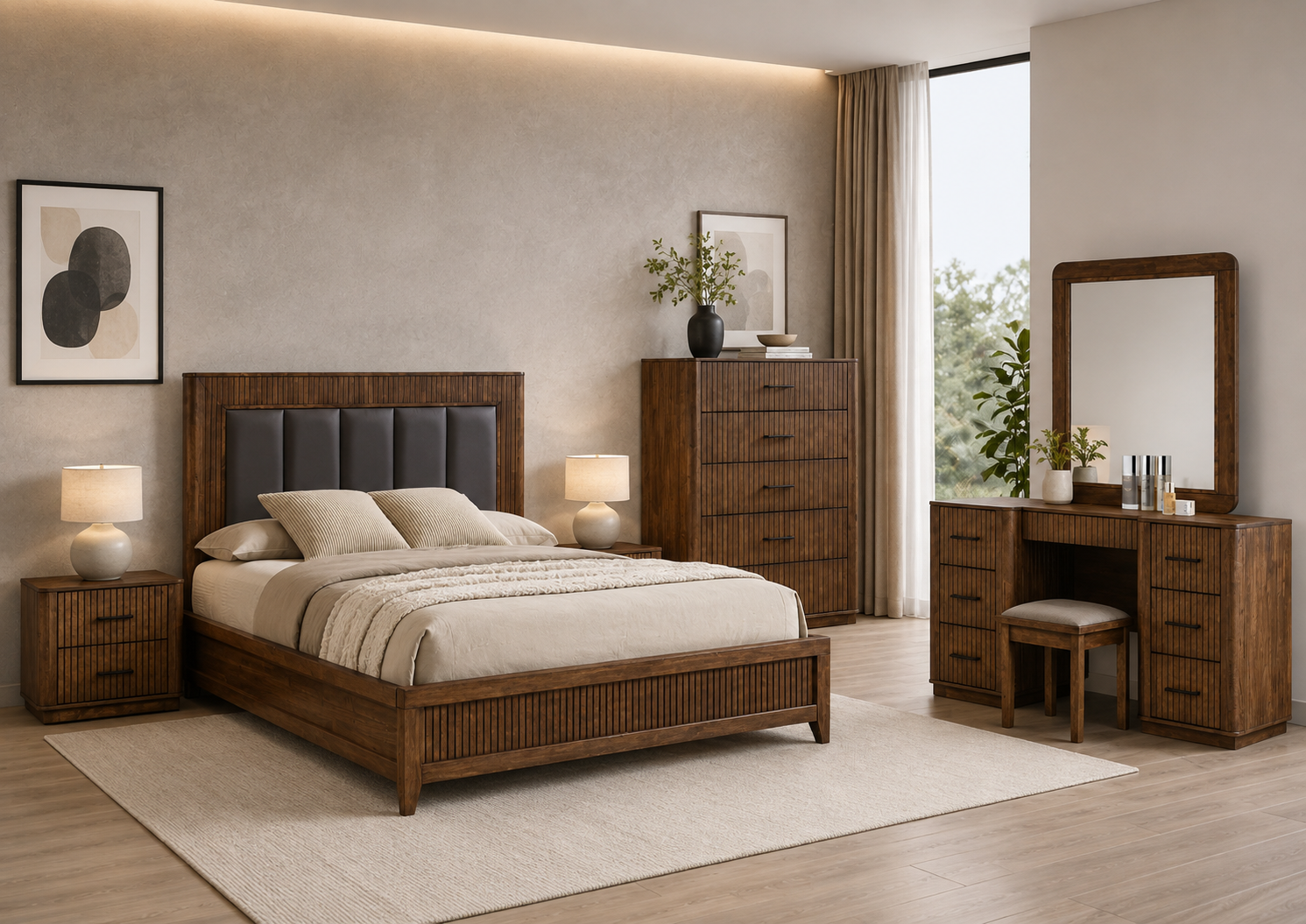 vienna-1 Vienna King Bed – Dark Tivol - Image 1