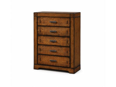 Vienna Dark Tivol chest of drawers with five spacious storage drawers