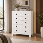 Zecna Chest of Drawers – White Wash