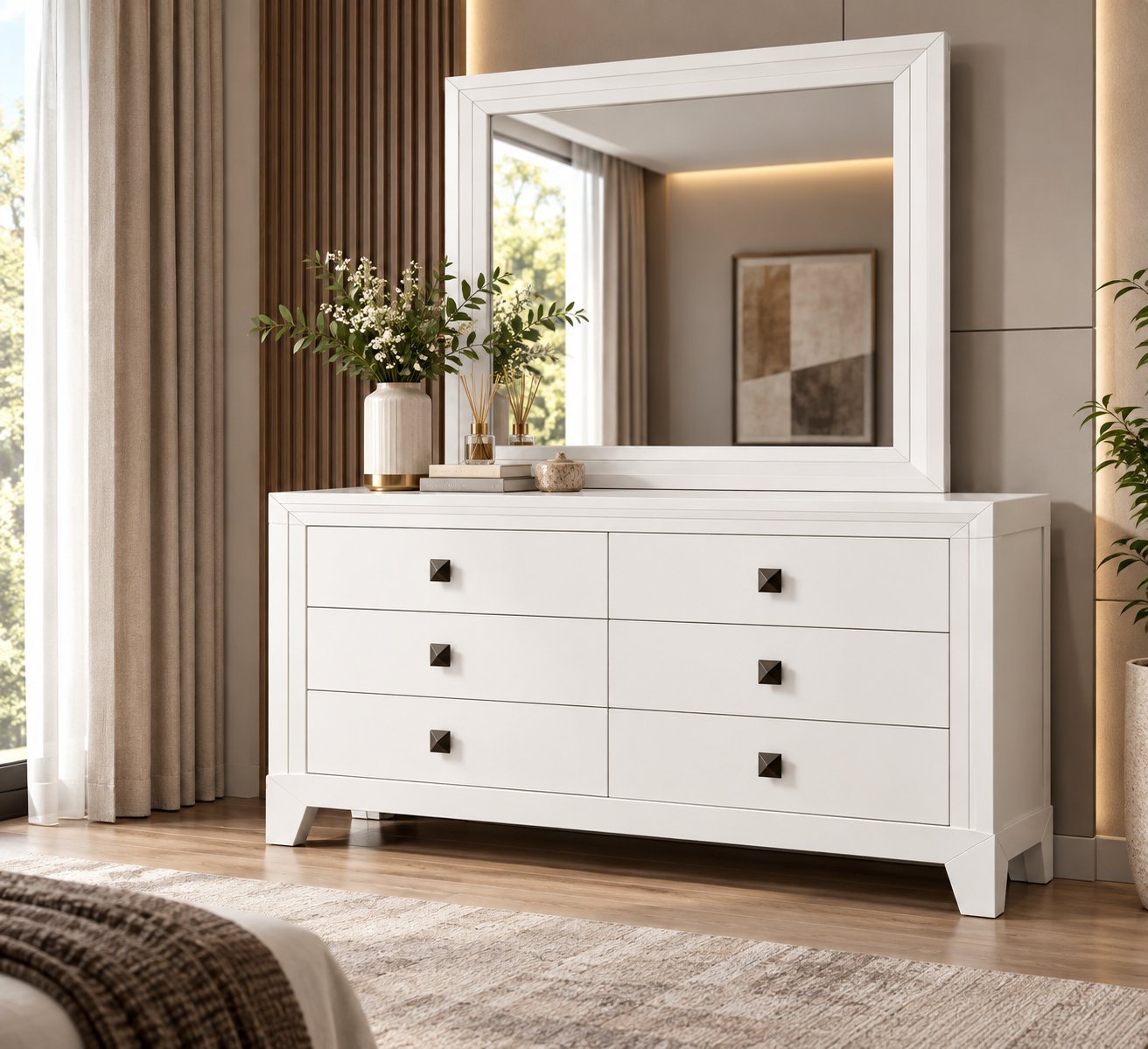 zecna-white-dressor Zecna Dresser – White Wash - Image 1