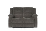 New Crescent 2-Seater Recliner – Dark Grey - Image 2
