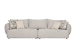 Alto 6 Seater Sofa – Grey Single Powered - Image 2