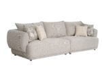 Alto 6 Seater Sofa – Grey Single Powered - Image 3