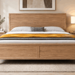 Kingston King Bed with elegant contemporary design and spacious frame