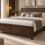 Kingston King Bed with elegant contemporary design and spacious frame