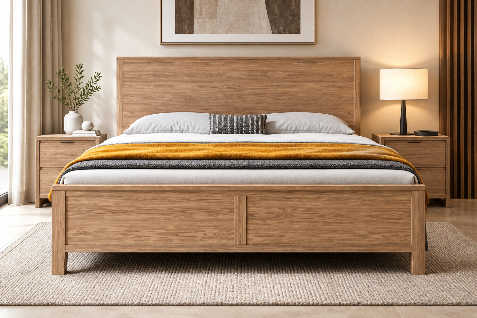 kingston bed Kingston King Bed with elegant contemporary design and spacious frame