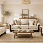 Calgary 1 6 Seater Sofa in Beige from Victoria Homestore Kenya