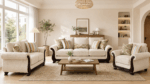 Calgary 1 6 Seater Sofa in Beige from Victoria Homestore Kenya