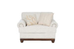 New Belmont 6 Seater Sofa Set – Cream - Image 4