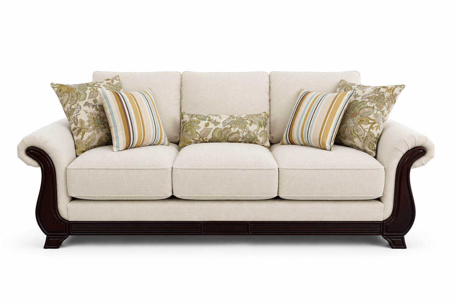 SF080 2 Calgary 1 3 Seater Sofa in Beige from Victoria Homestore Kenya